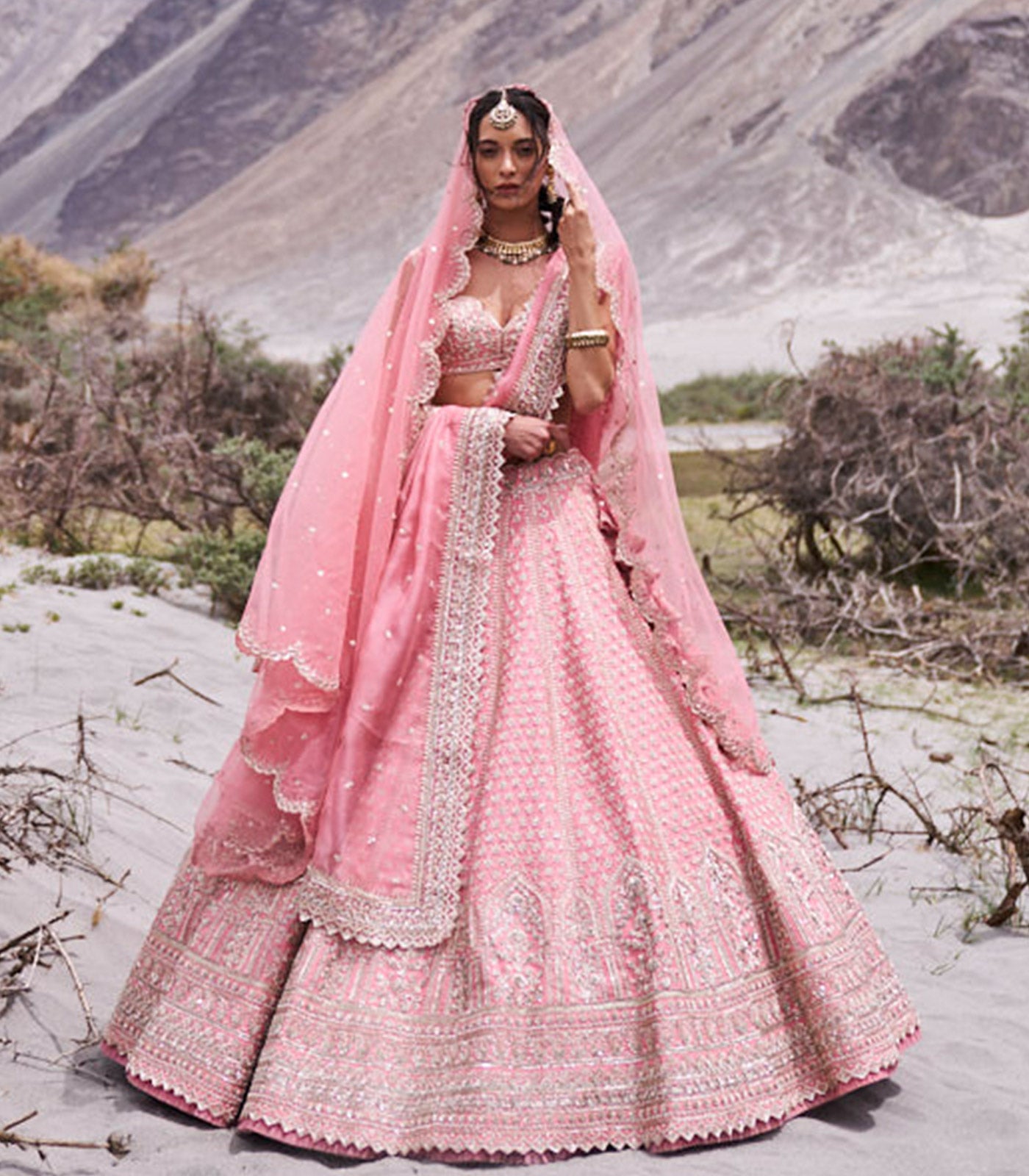 Morchakra Lehenga Set
