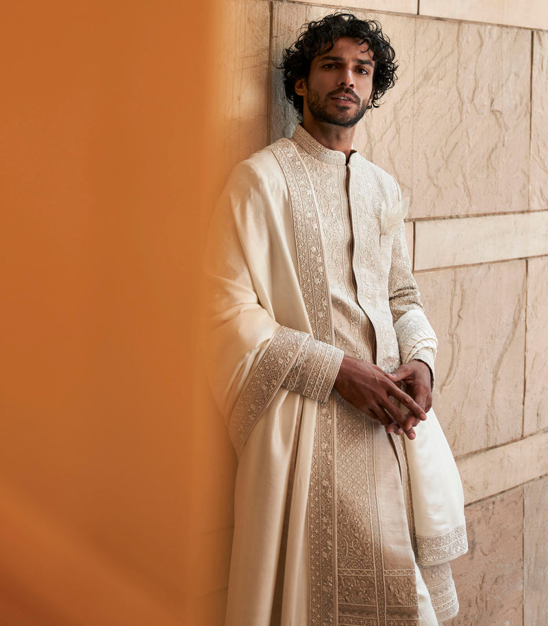 ROSE CREEPER SHERWANI