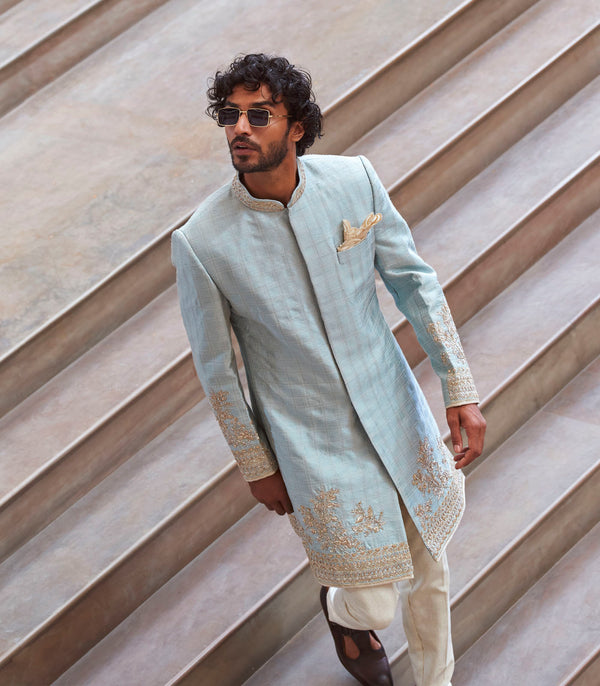 CREEPER SHERWANI SET