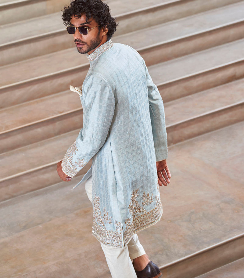 CREEPER SHERWANI SET