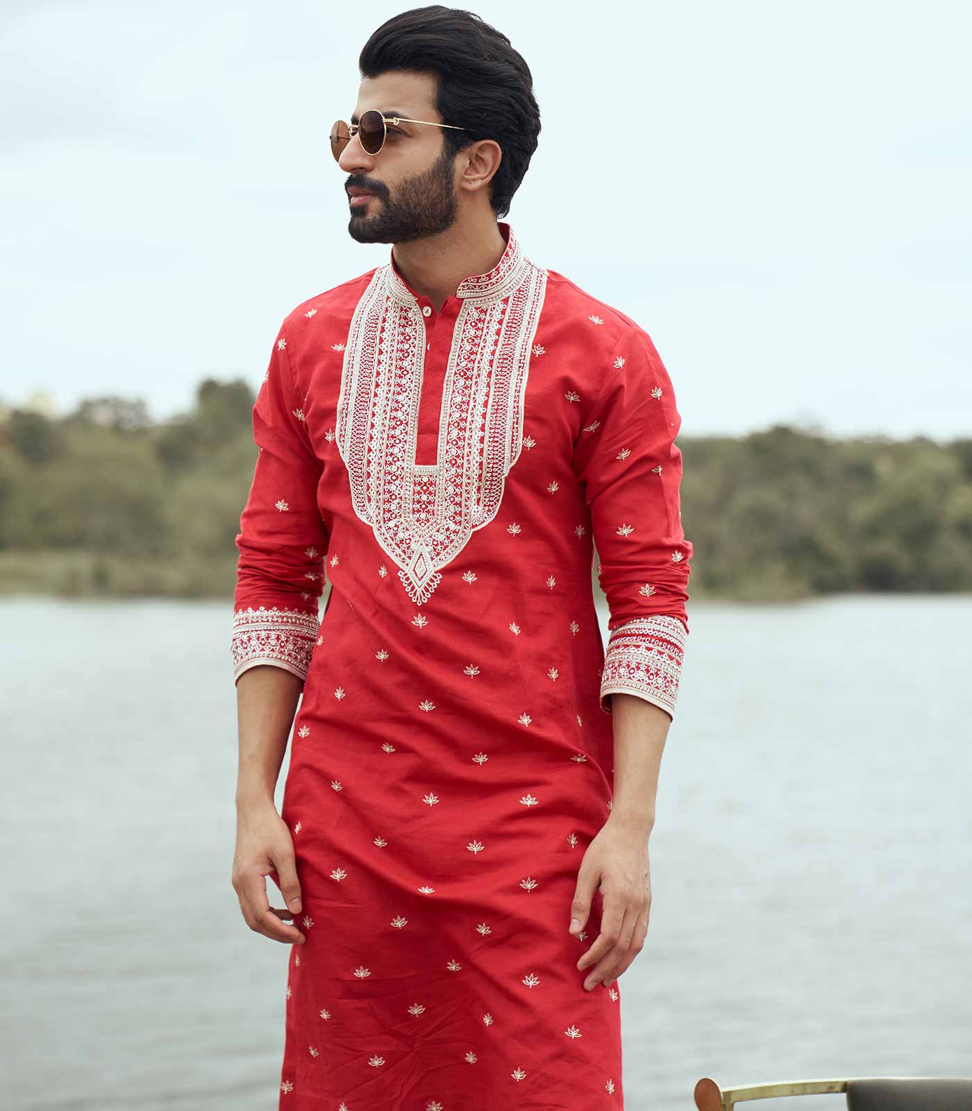 LOTUS BOOTI KURTA SET