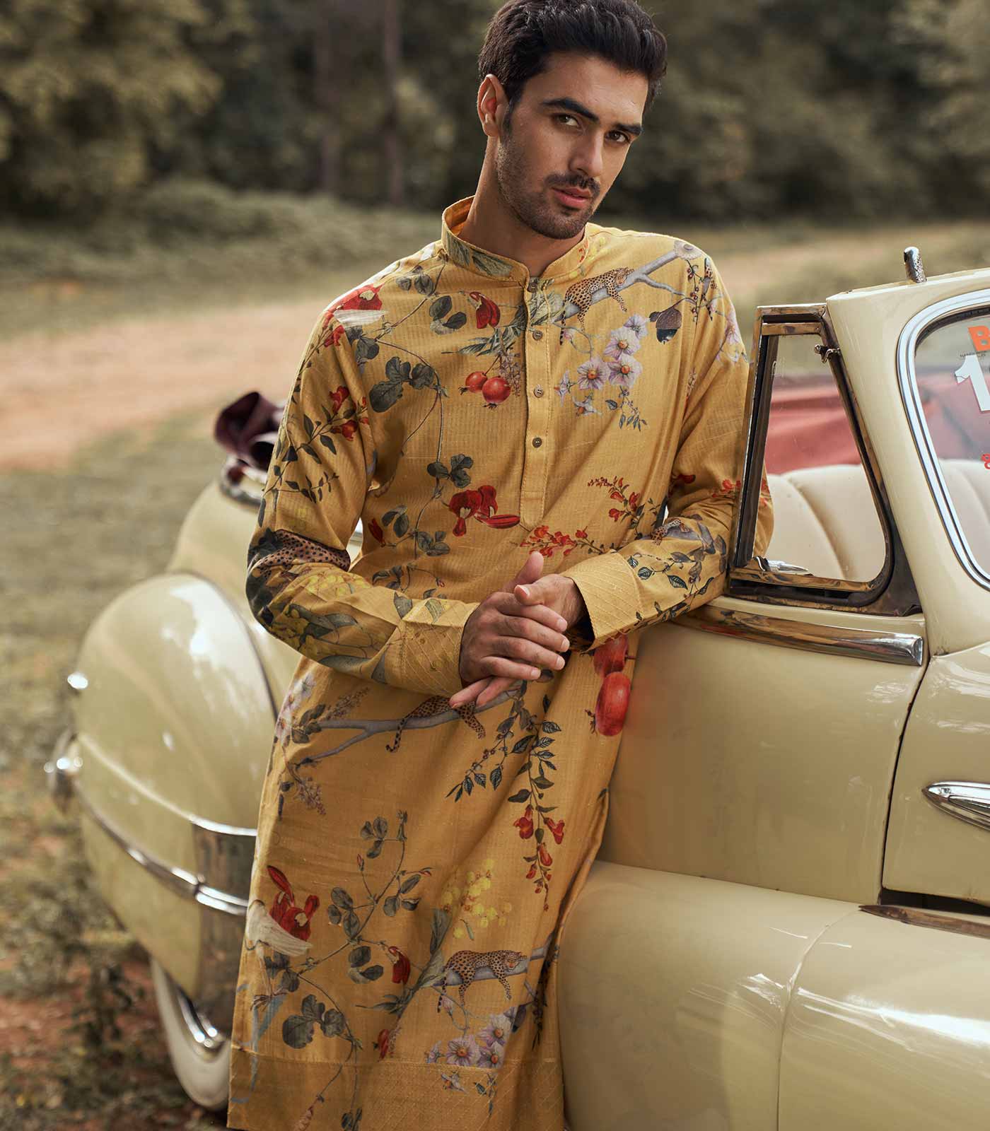 FLORAL PRINTED KURTA SET