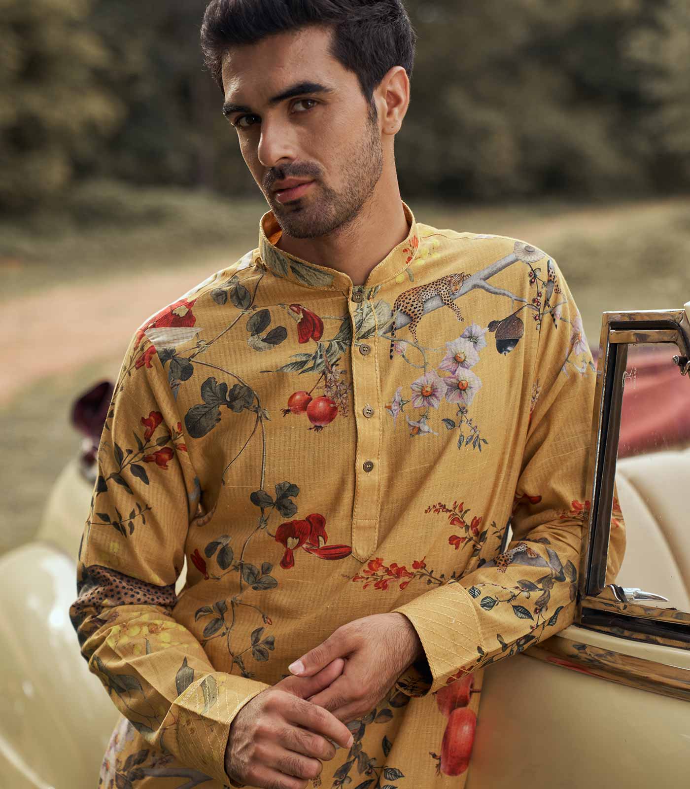 FLORAL PRINTED KURTA SET