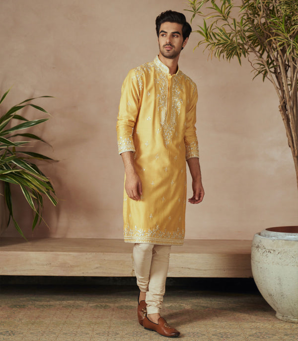 SUMMER YELLOW KURTA SET