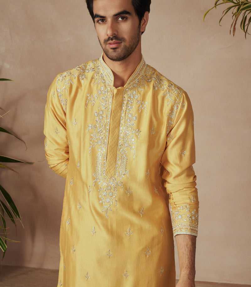 SUMMER YELLOW KURTA SET