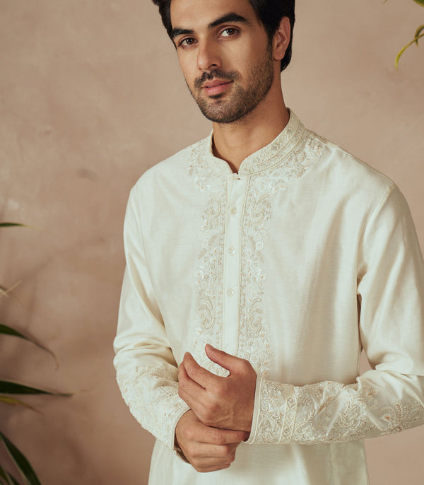 IVORY KURTA SET