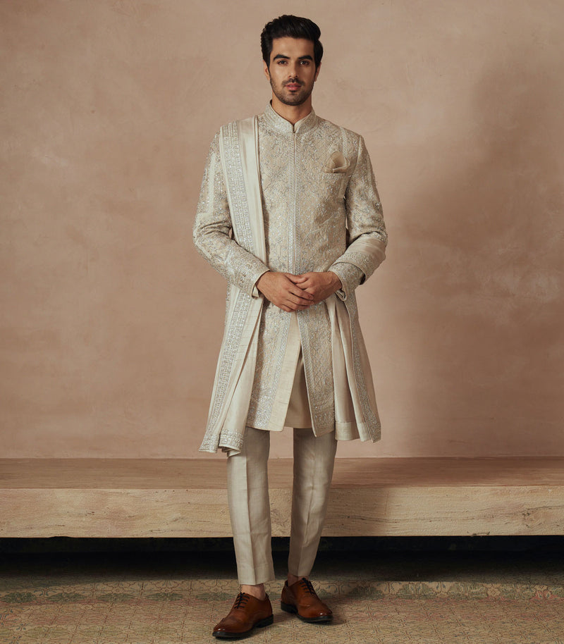 IVORY SHERWANI SET