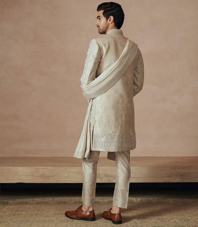 IVORY SHERWANI SET