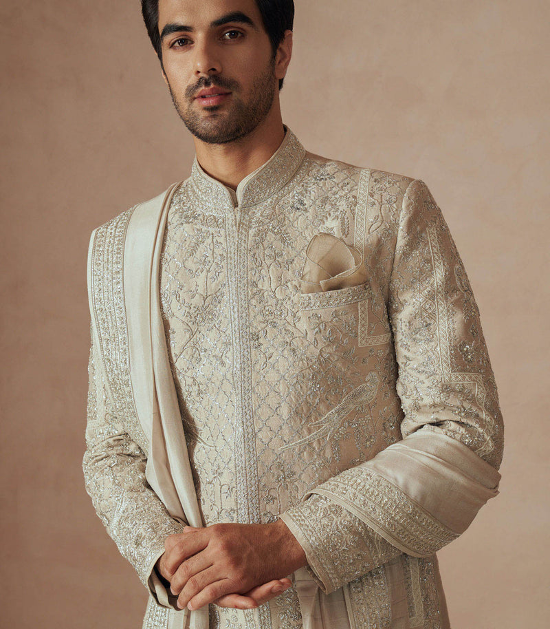 IVORY SHERWANI SET