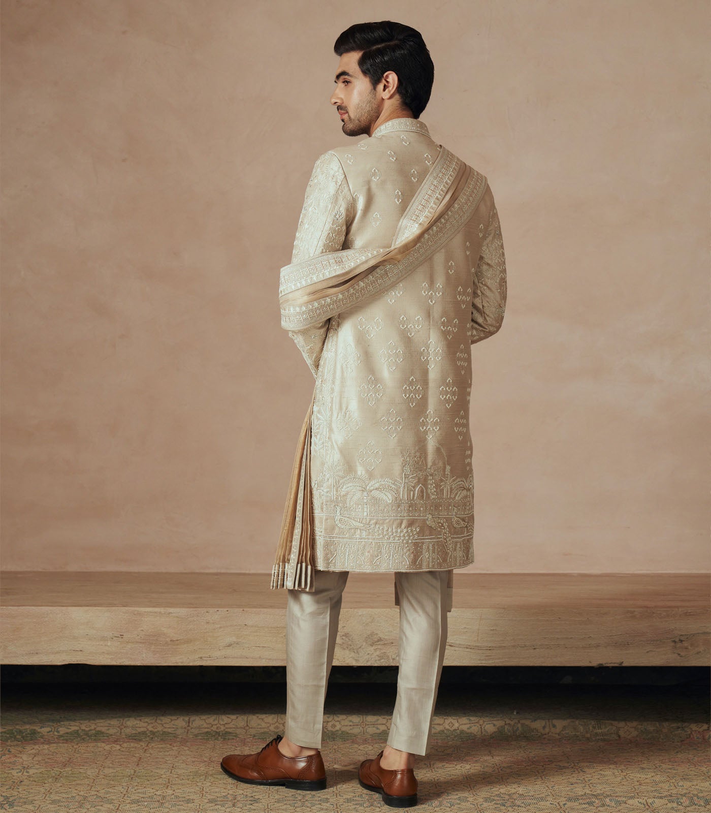 IVORY SHERWANI SET