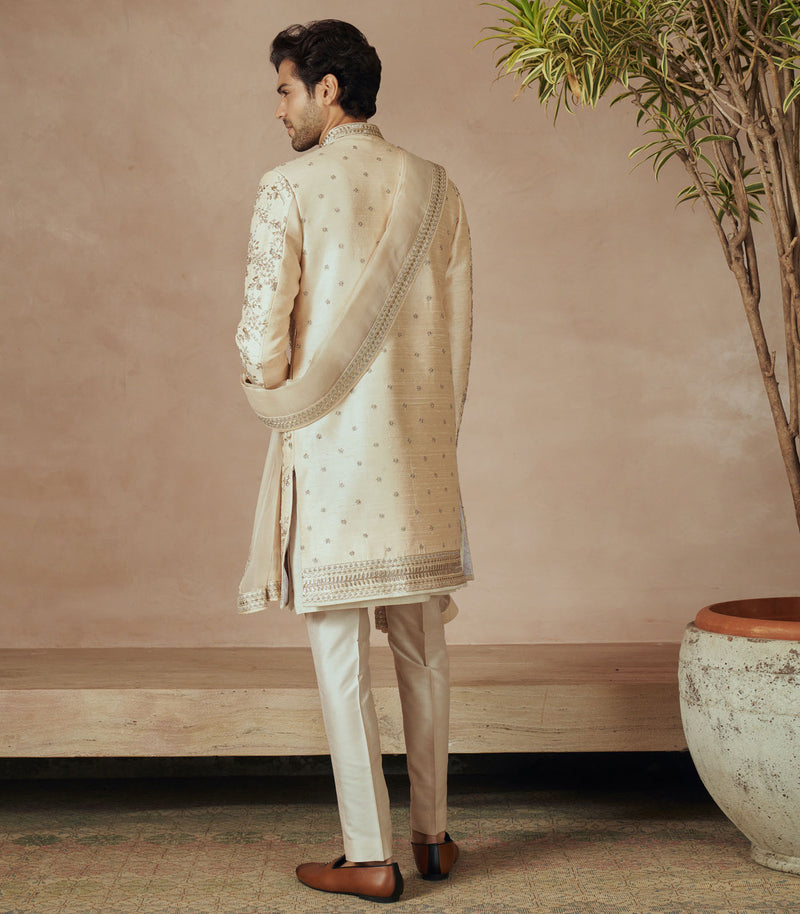 IVORY SHERWANI SET