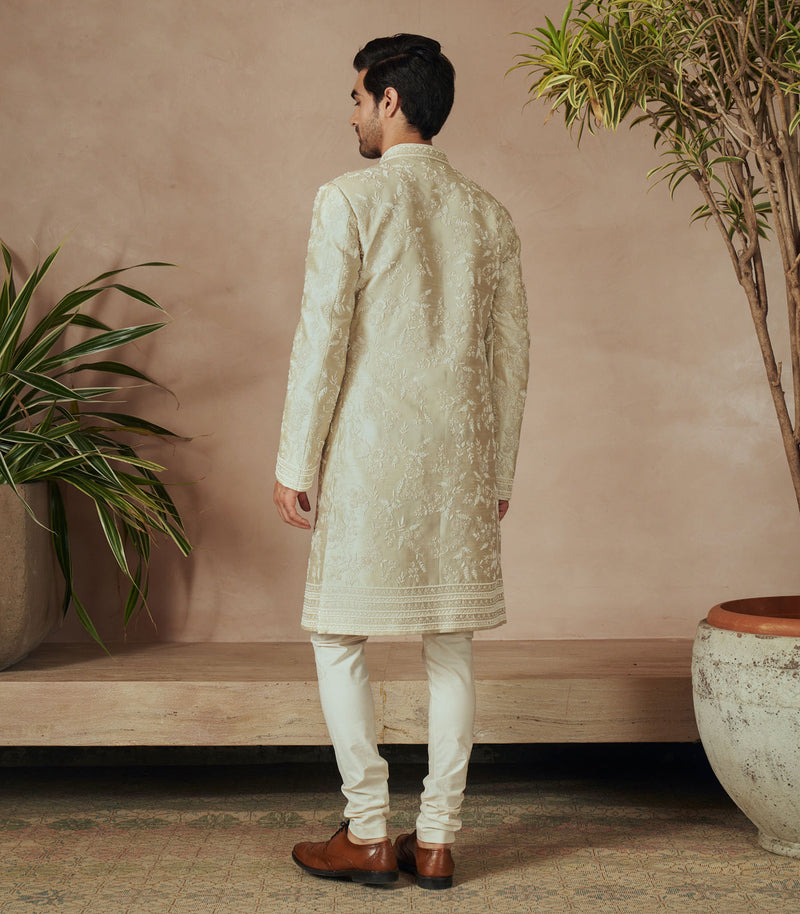 IVORY SHERWANI SET