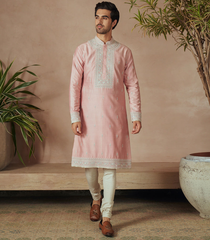 SOFT PINK KURTA SET