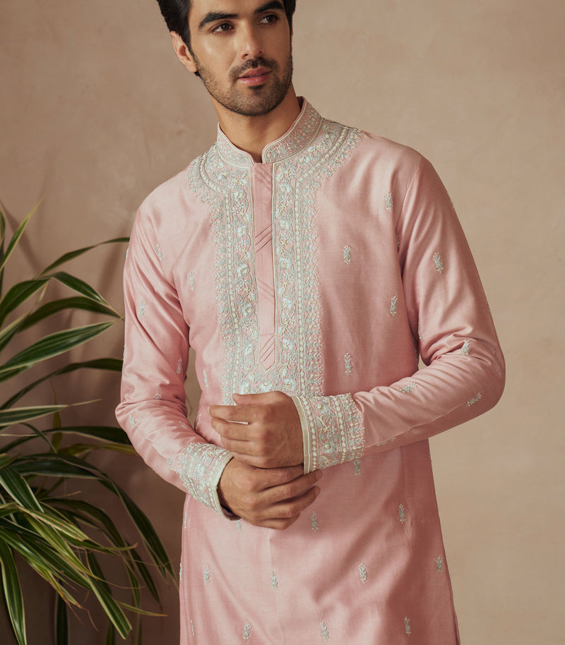 SOFT PINK KURTA SET