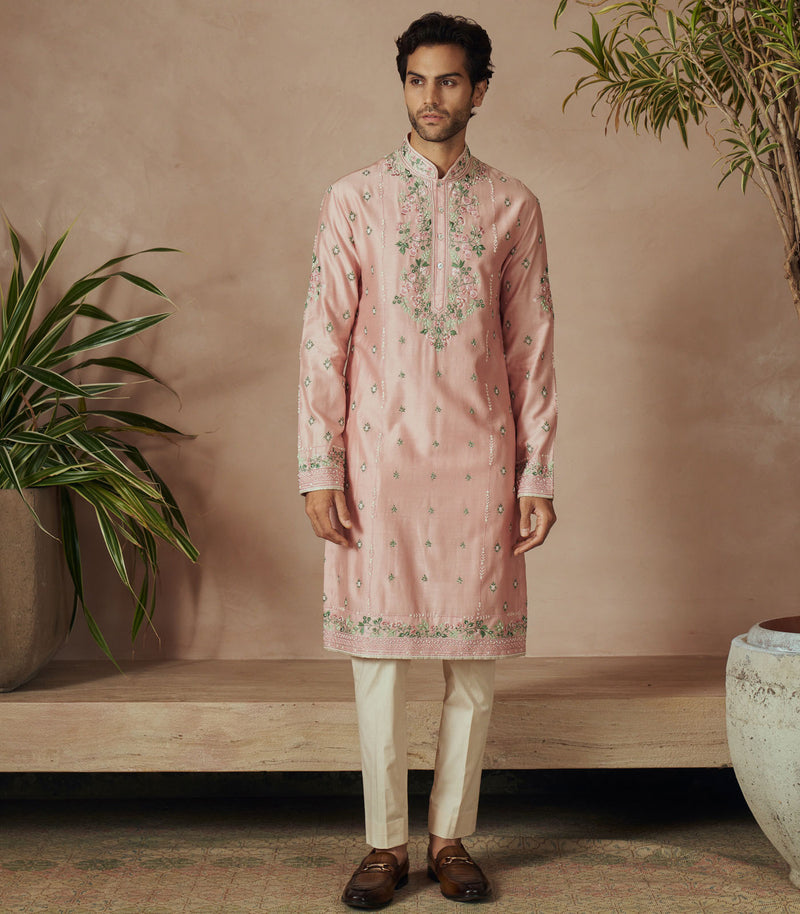 SOFT PINK KURTA SET