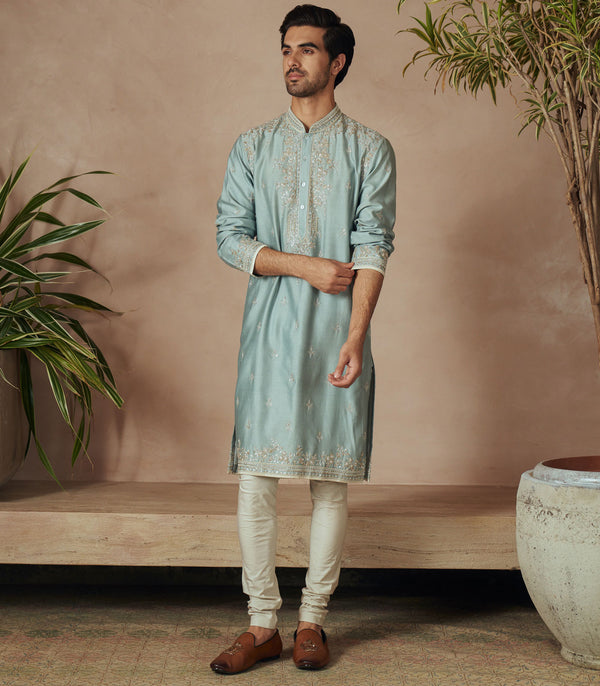 BLUE KURTA SET