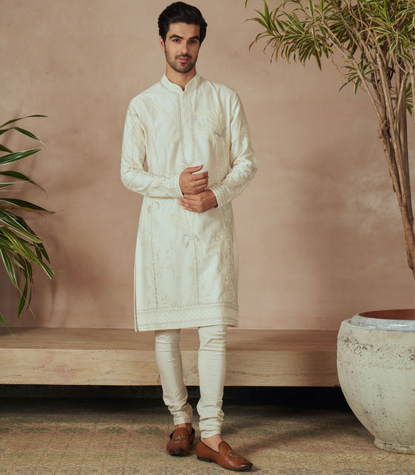 IVORY KURTA SET