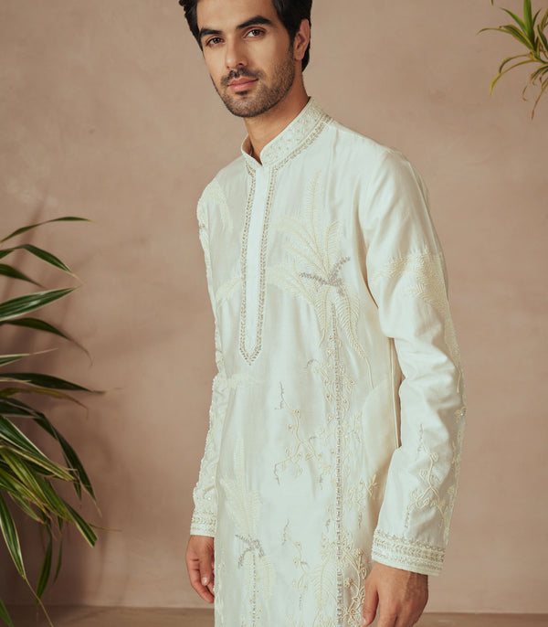 IVORY KURTA SET