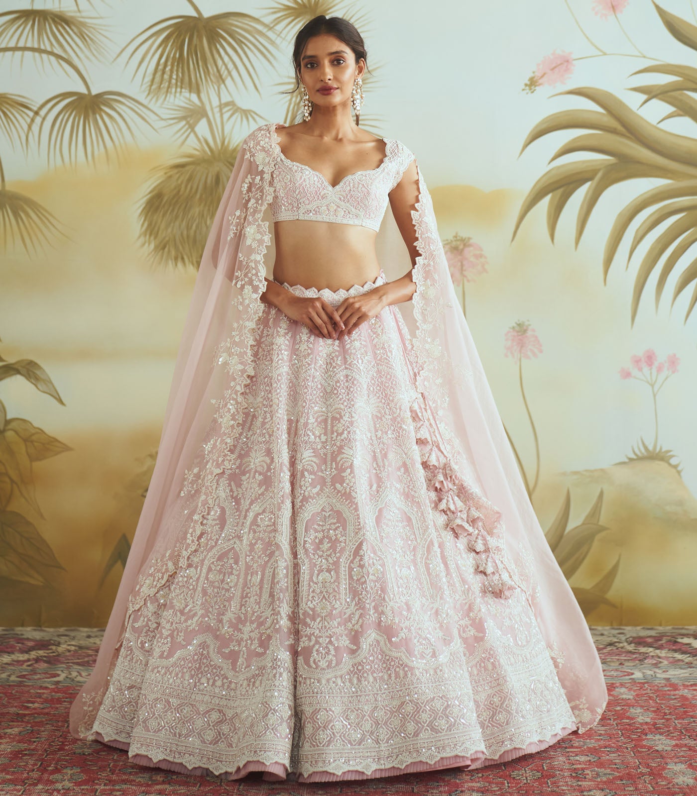 Palm tree lehenga set