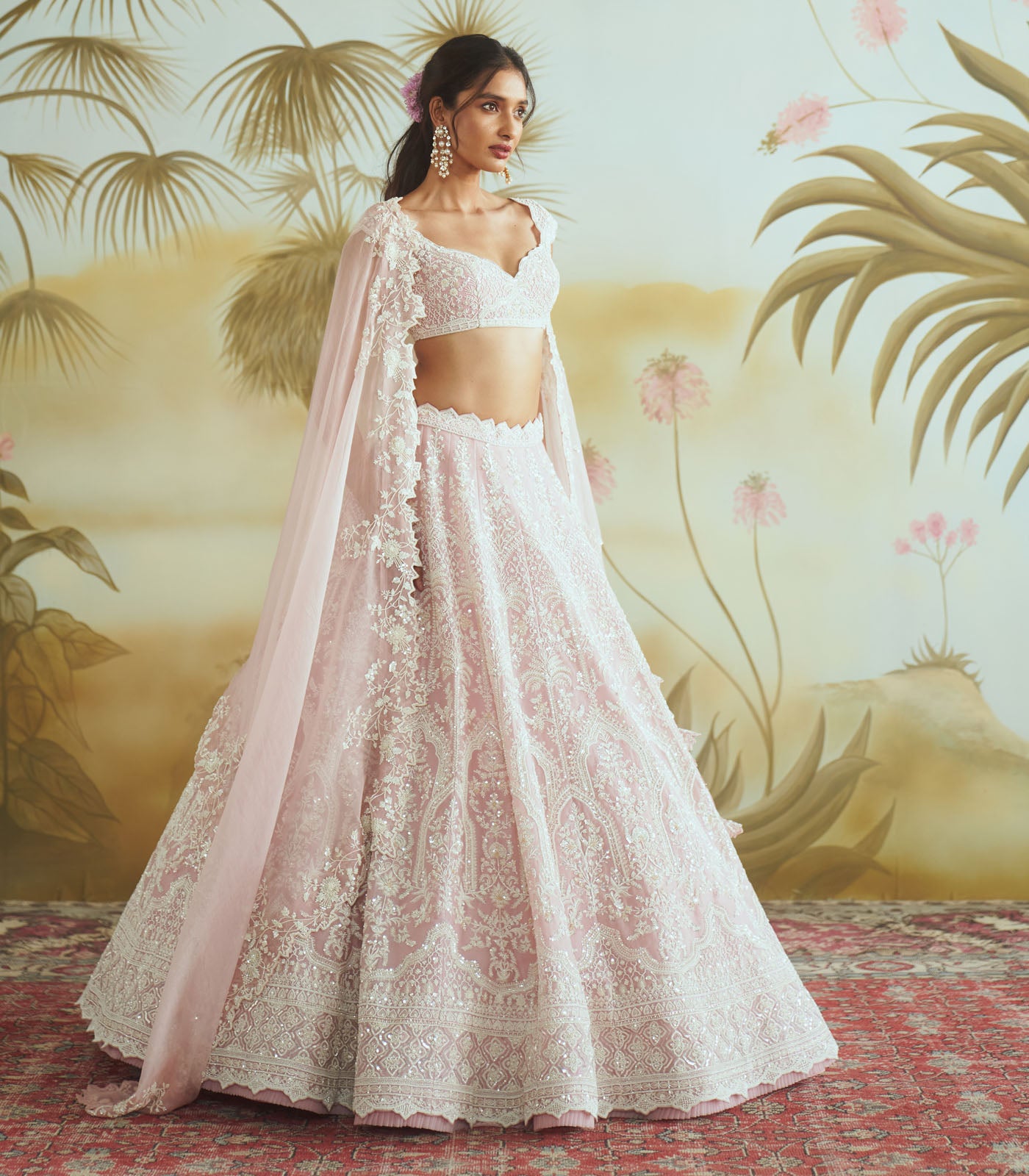 Palm tree lehenga set