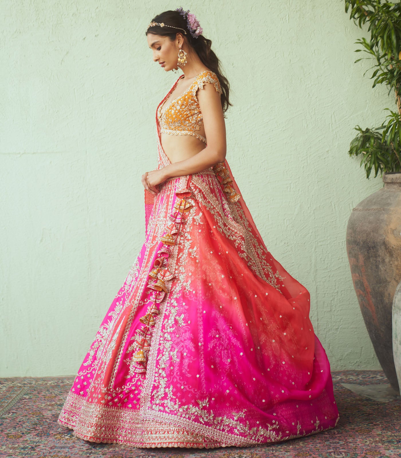 Royal bouquet lehenga set