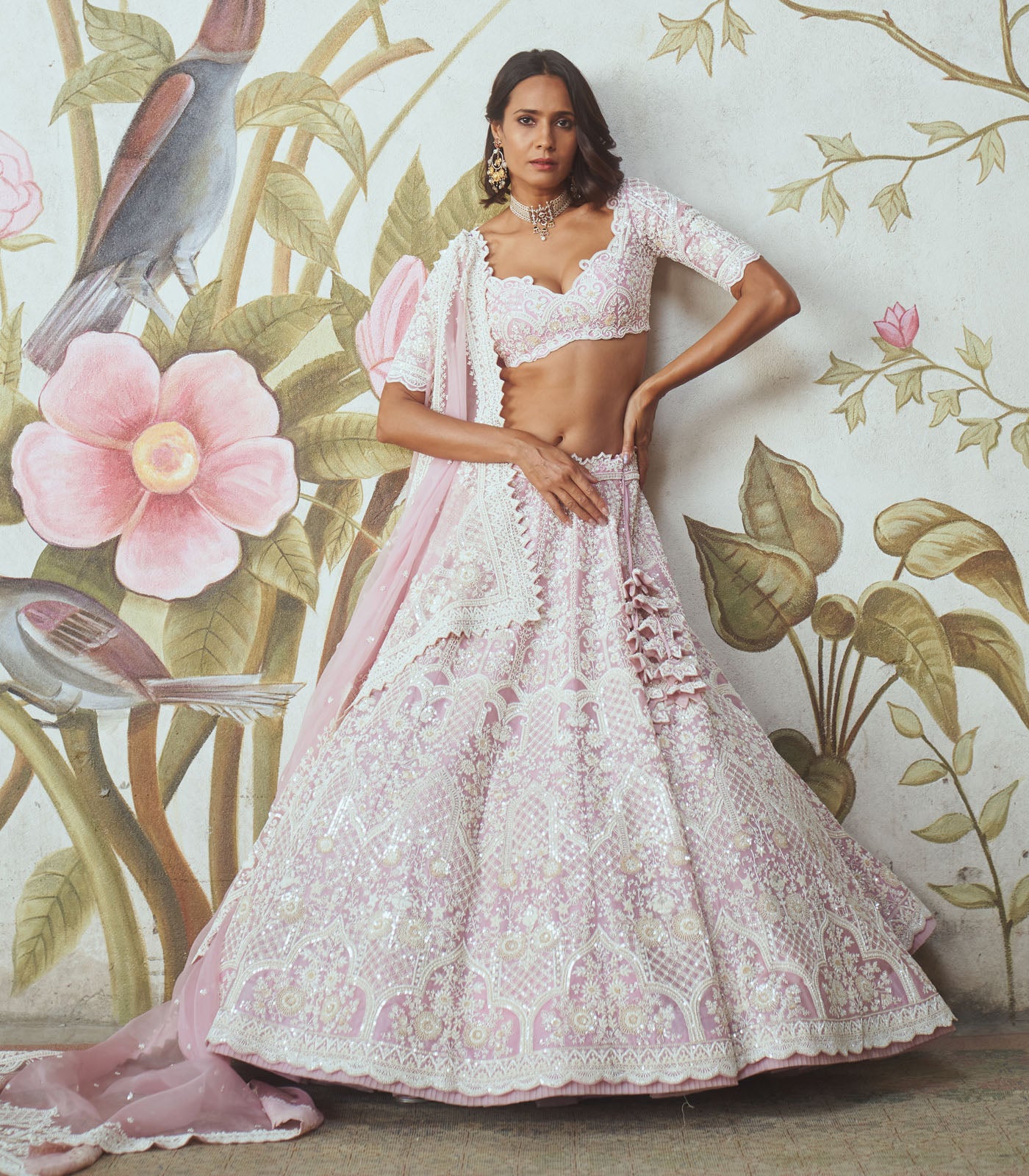 Meena lehenga set