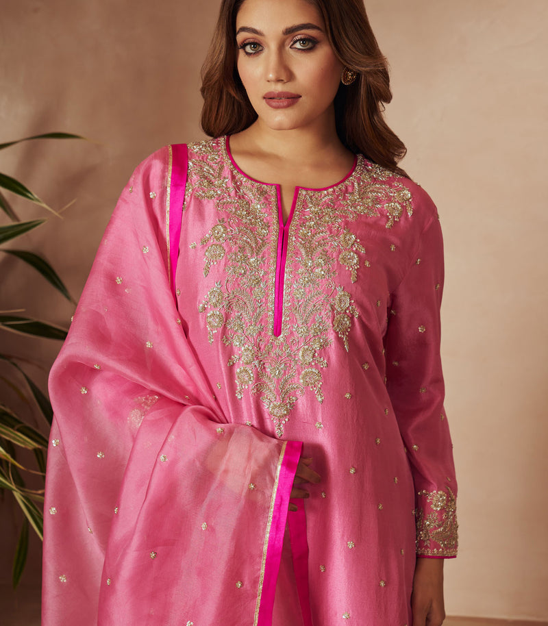 PINK SHARARA SET