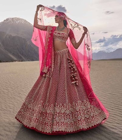 Anushree Reddy inspired Bridal Lehenga – FashionVibes