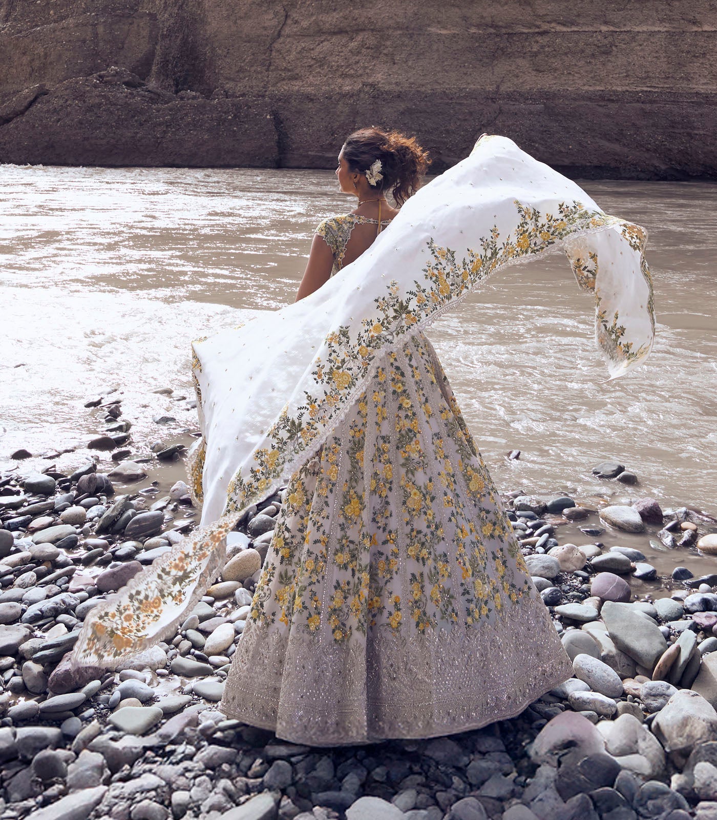 Marigold lehenga set