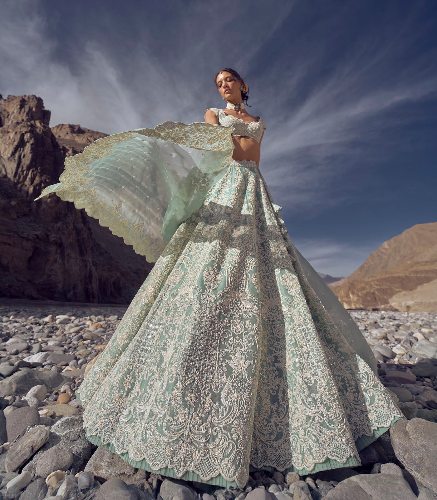 Luna lehenga set