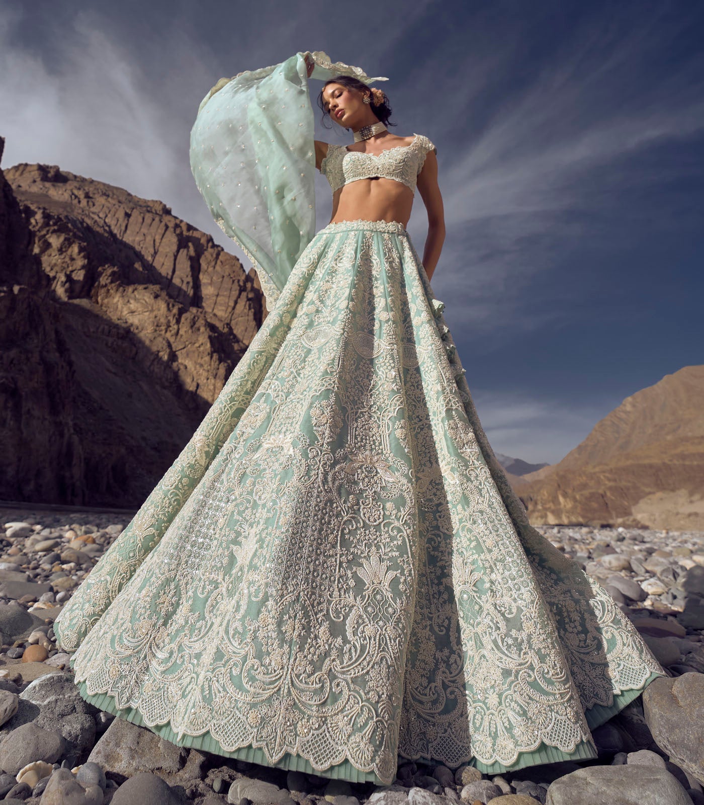 Luna lehenga set