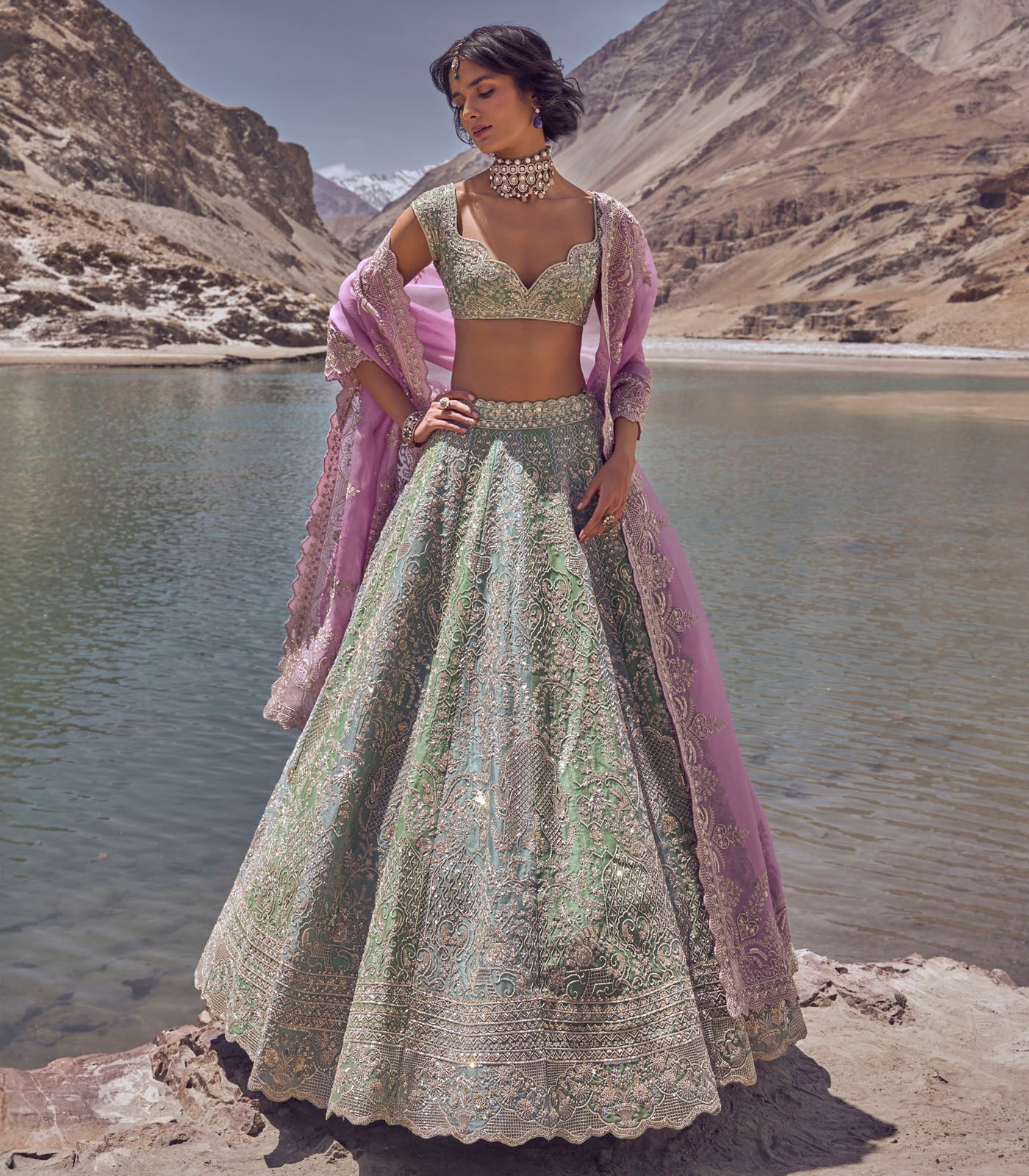 Shar lehenga set