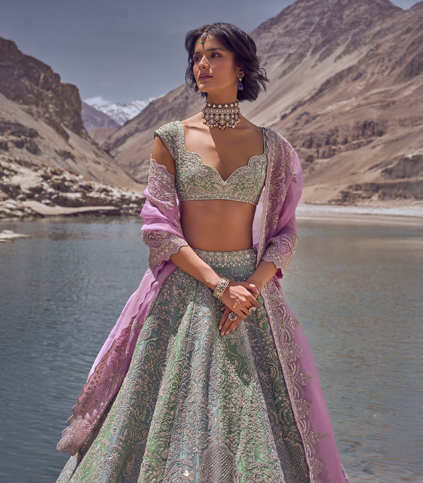 Shar lehenga set