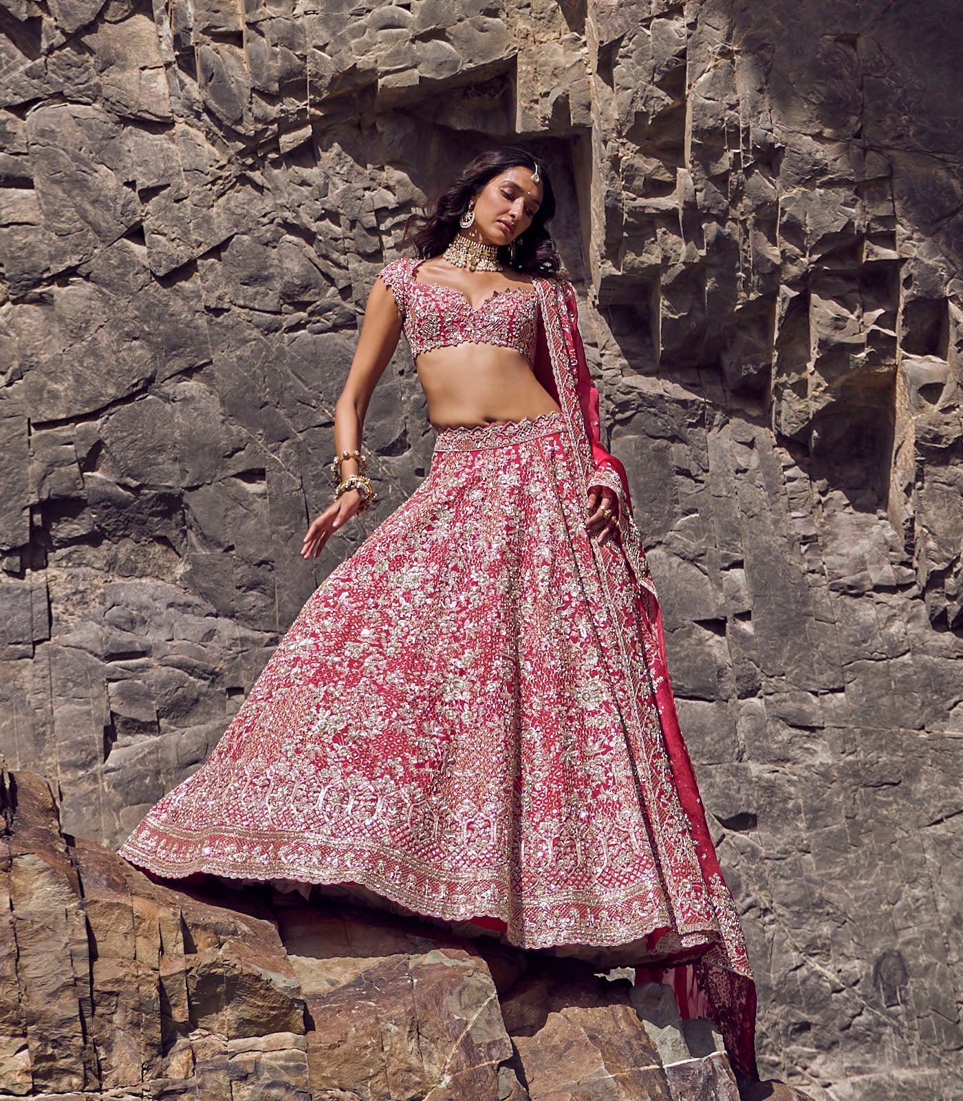 Ember lehenga set