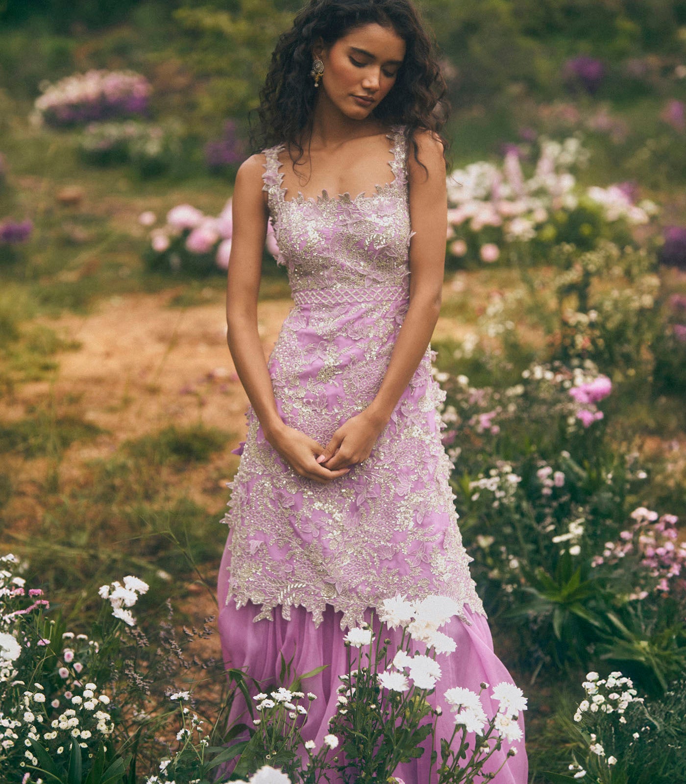 New Athena Zari 3D Sharara Set