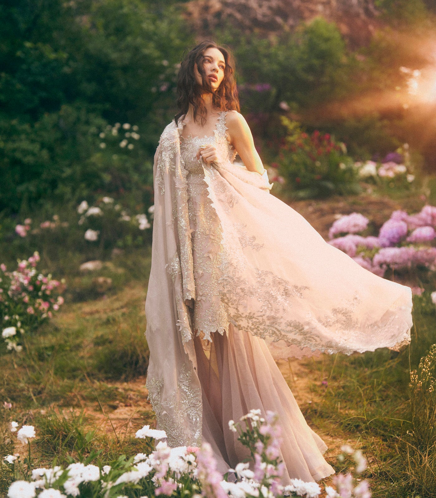 New Athena Zari 3D Sharara Set