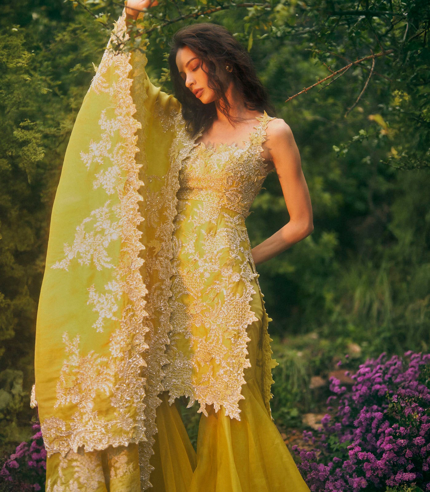 New Athena Zari 3D Sharara Set