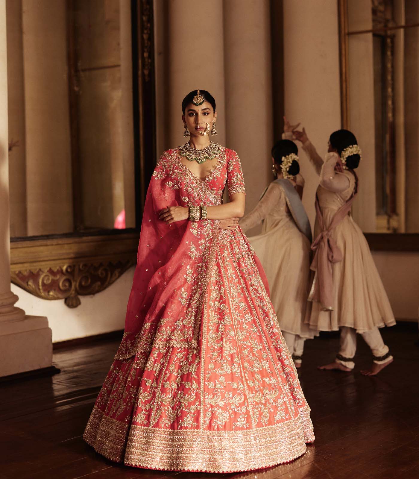 ASTRA-GREEN  LEHENGA