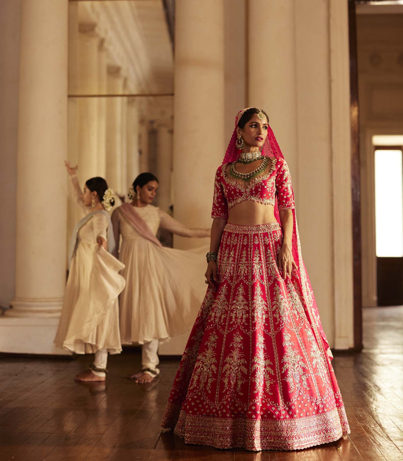 RAWSILK BOUQUET LEHENGA SET