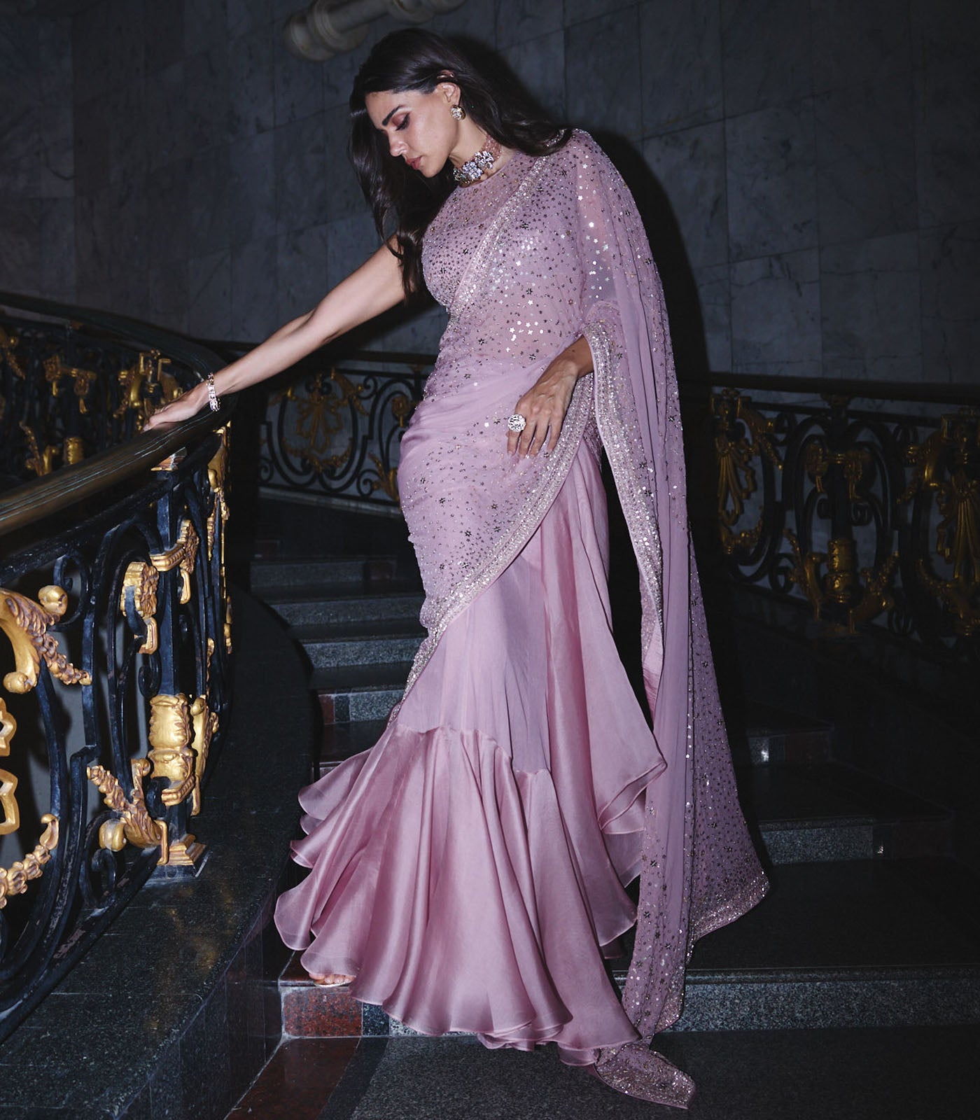 Star Saree Set