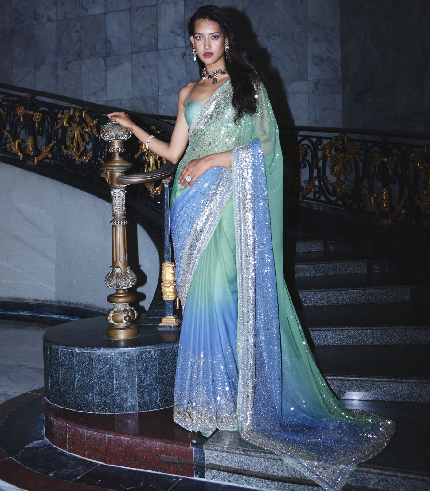 Star Saree Set