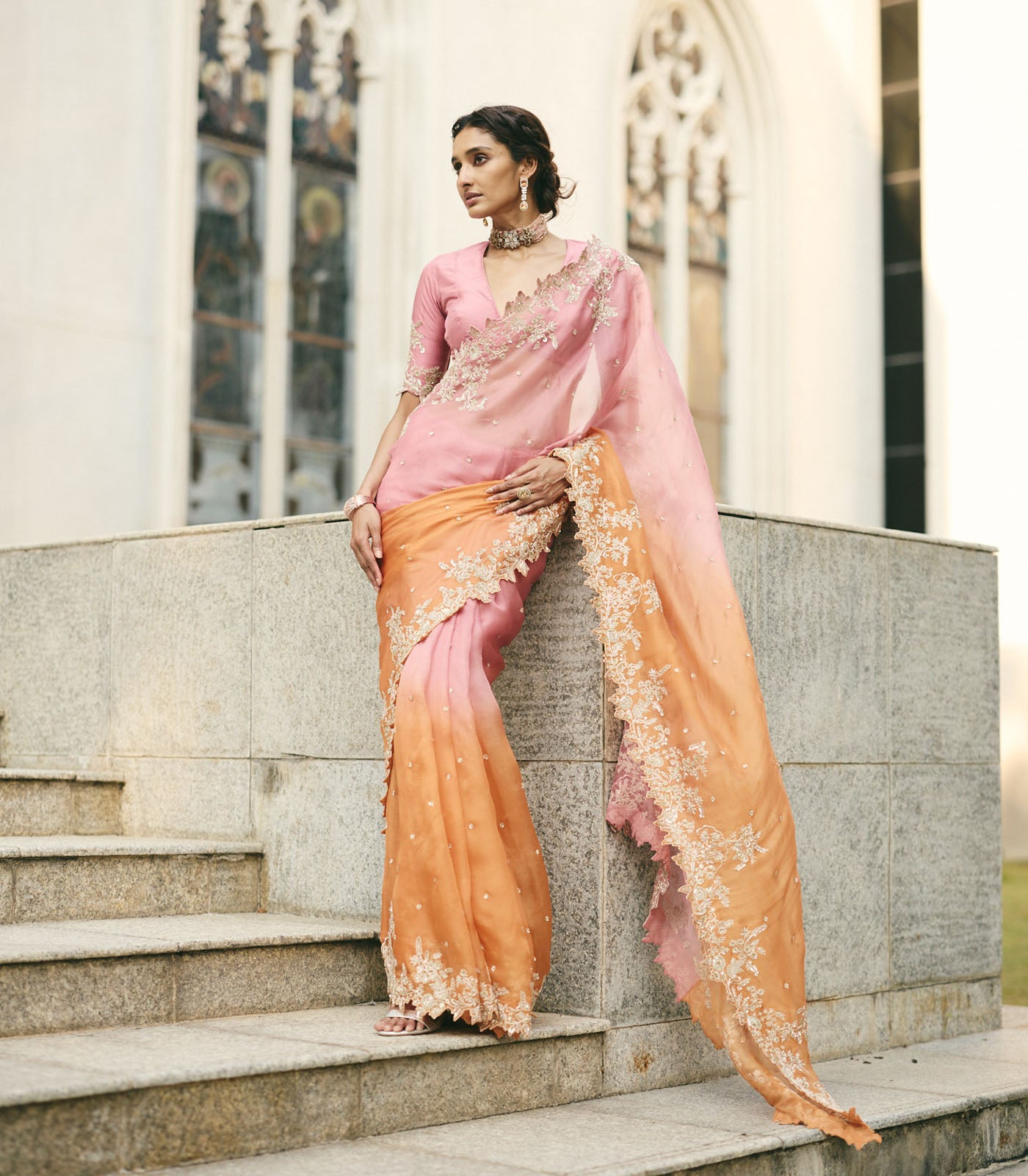 Vajra Saree Set