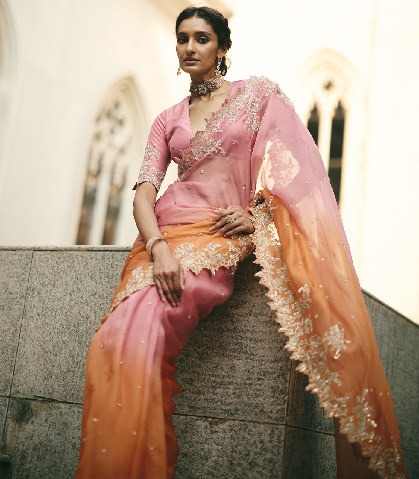 Vajra Saree Set