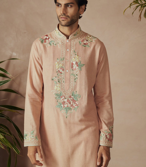 DUSTY ROSE KURTA SET