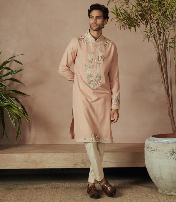 DUSTY ROSE KURTA SET