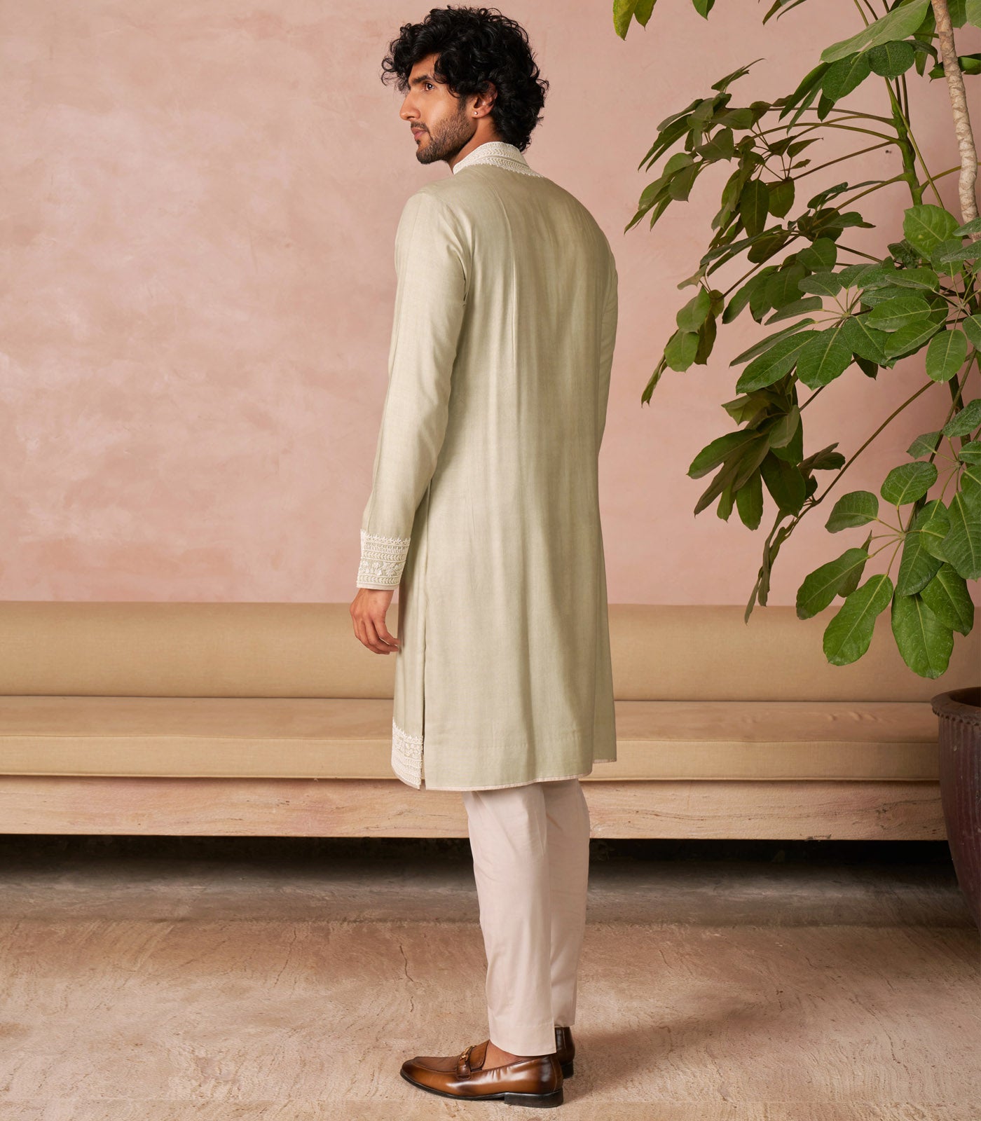 IVORY KURTA SET