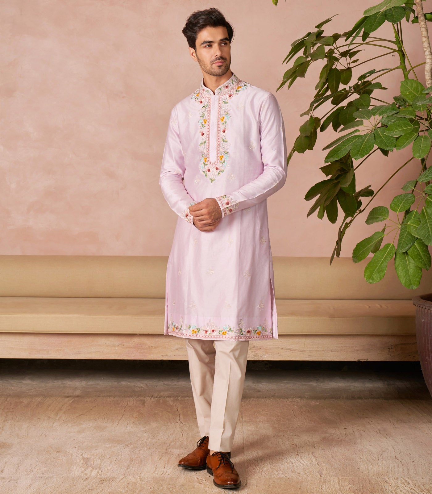 LILAC KURTA SET