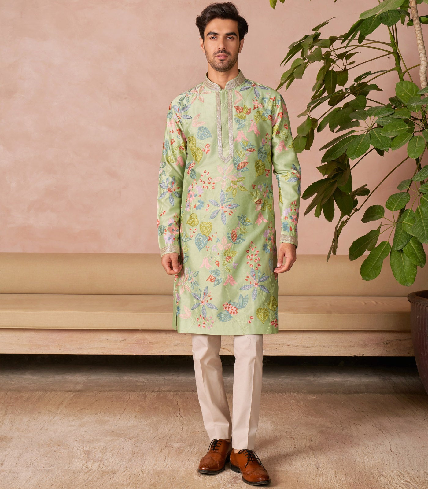 MINT GREEN KURTA SET