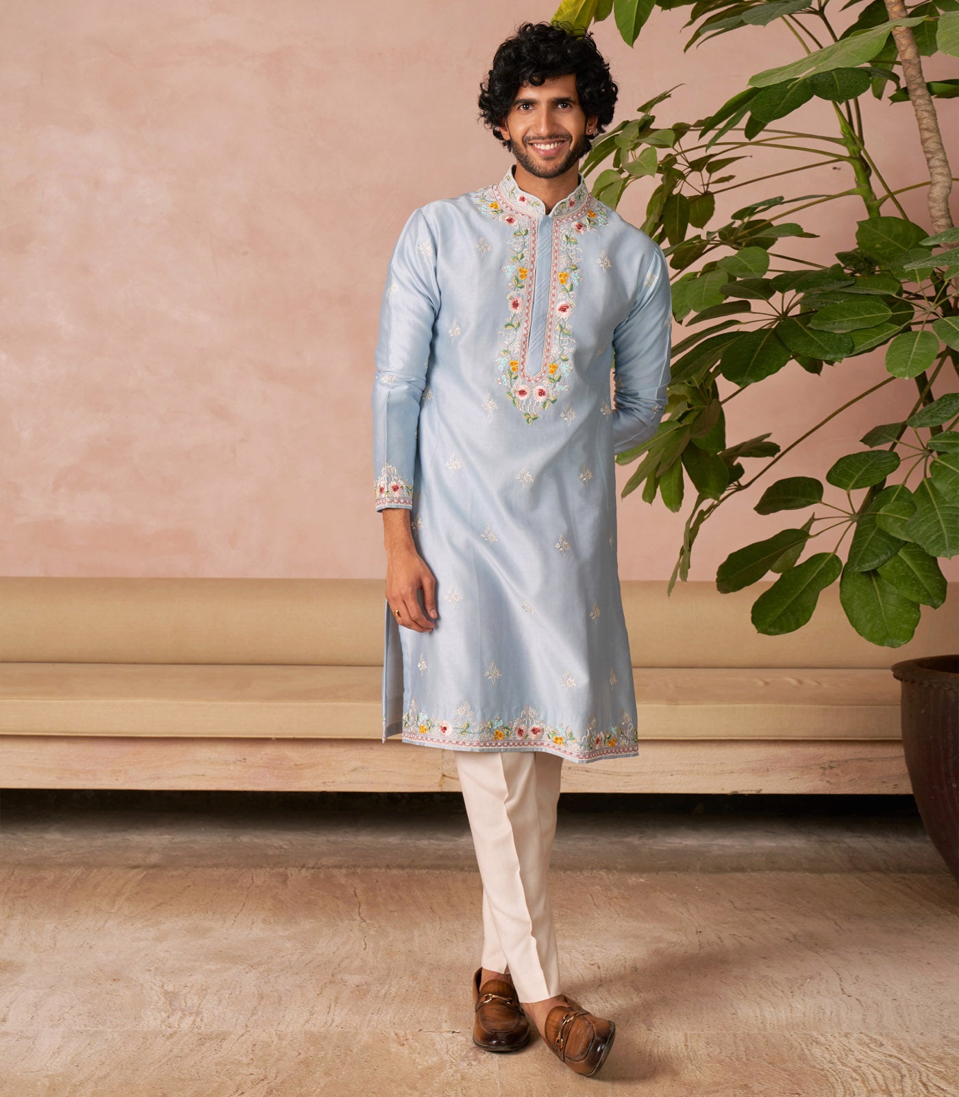 BLUE KURTA SET
