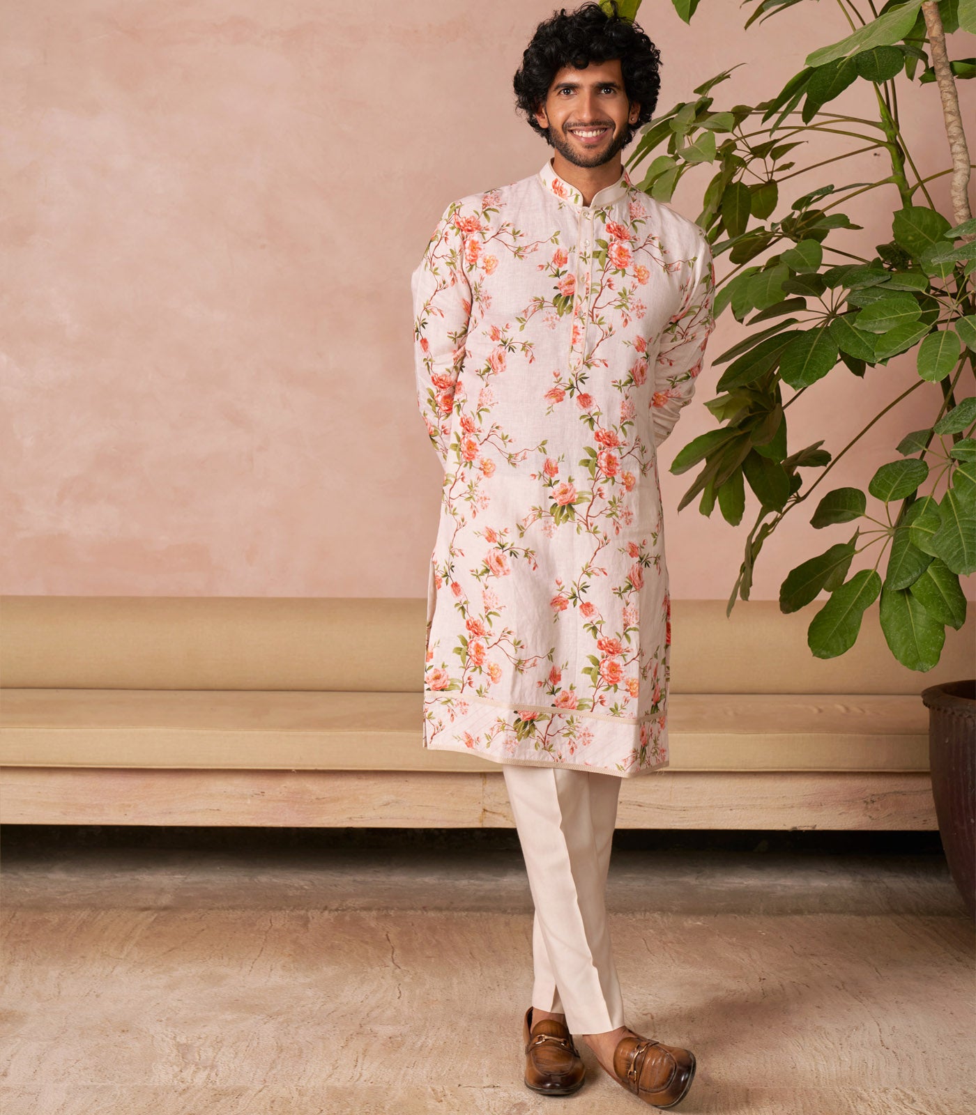 IVORY KURTA SET